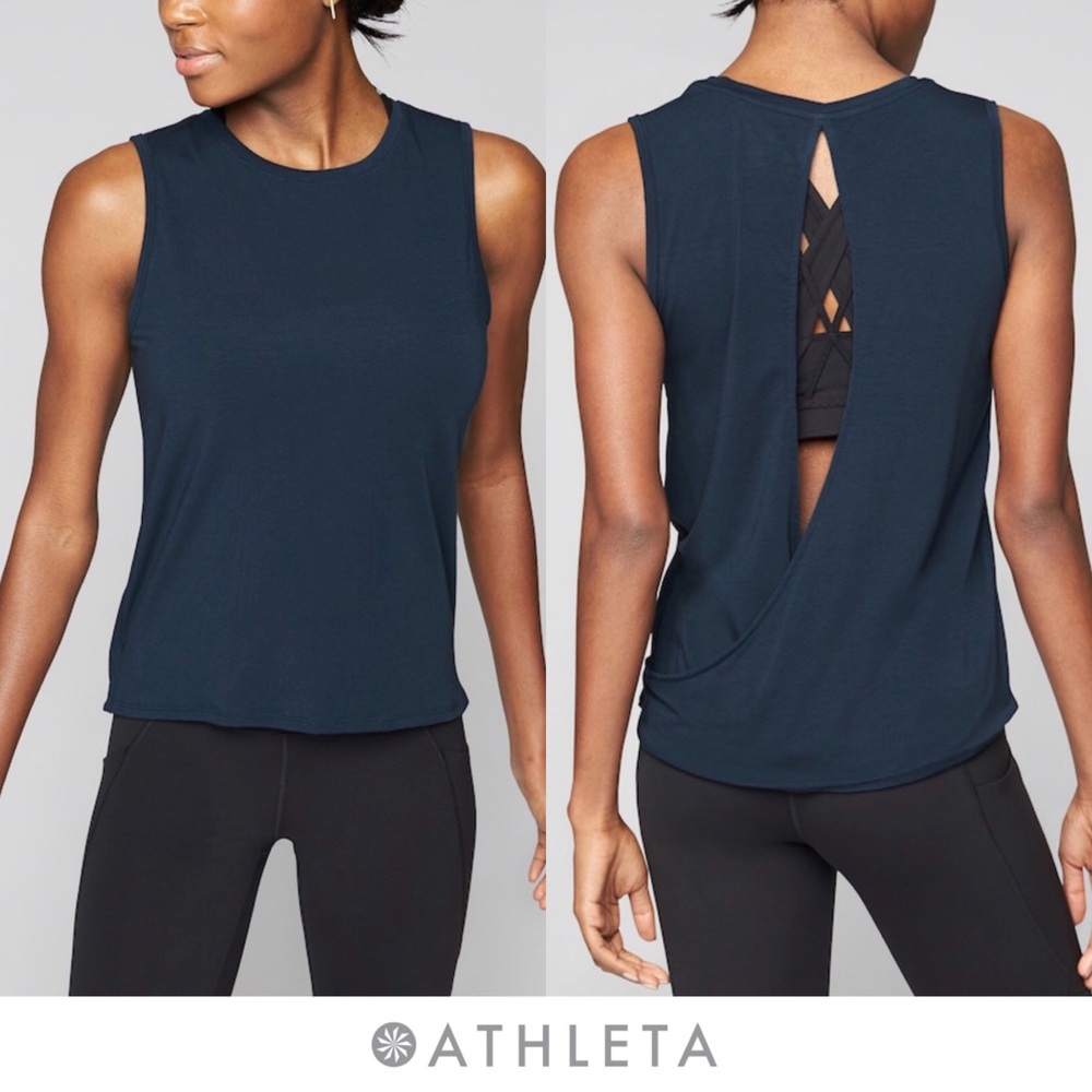 Athleta | Essence open back tank top